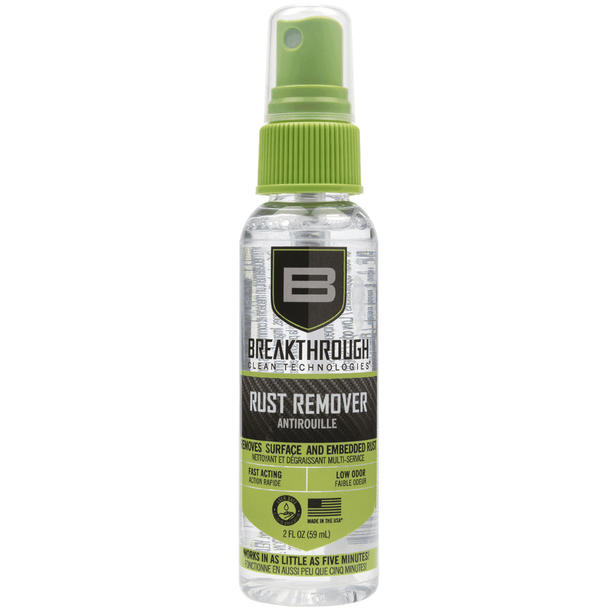 Breakthrough Clean Rust Remover, 2 oz Pump Spray Firearms - BTRR2OZ Breakthrough Clean Rust Remover, 2 oz Pump Spray Firearms - BTRR2OZ