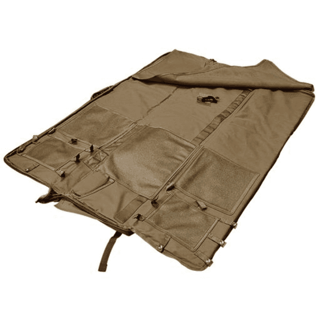NcStar VISM Deluxe Rifle Case, MOLLE Webbing ID Window Padding & Tan Finish Folds out to 66" L x 35" W Shooting Mat 48" L x 11" H x 1.75" D Interior Dimensions - CVSM2913T NcStar VISM Deluxe Rifle Case, MOLLE Webbing ID Window Padding & Tan Finish Folds out to 66" L x 35" W Shooting Mat 48" L x 11" H x 1.75" D Interior Dimensions - CVSM2913T