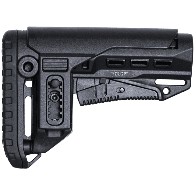 NcStar Compact PCP52 Mil-Spec Stock, Black Synthetic Collapsible with Adjustable Cheekpiece - VG130052 NcStar Compact PCP52 Mil-Spec Stock, Black Synthetic Collapsible with Adjustable Cheekpiece - VG130052