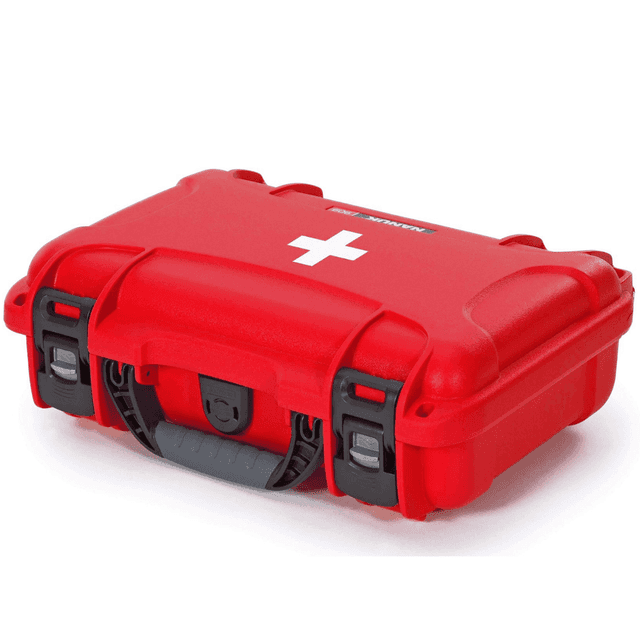 Nanuk 909 First Aid Case, Red Resin w/ Latches 12.60" L x 9" W x 4.40" H - 909FSA9 Nanuk 909 First Aid Case, Red Resin w/ Latches 12.60" L x 9" W x 4.40" H - 909FSA9
