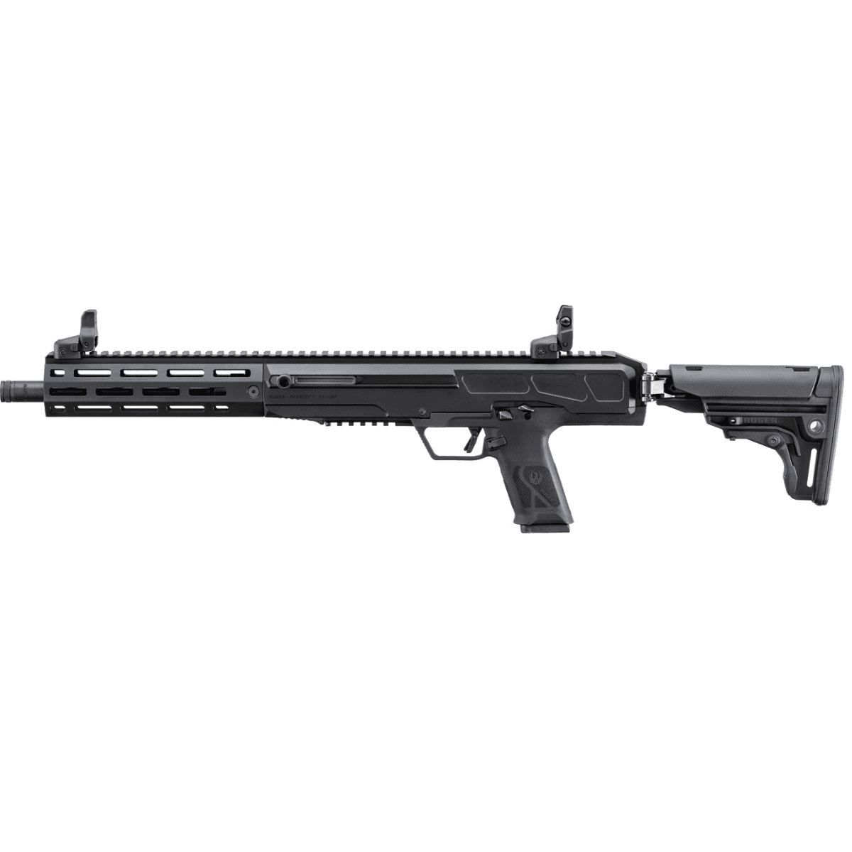 Ruger LC Carbine, 16.25" Black Nitride Steel Threaded Barrel Black Hard Coat Anodized Picatinny Rail Aluminum Receiver M-LOK Handguard Black Synthetic Folding w/Adj LOP Stock, Ambidextrous 13+1rd 45 ACP - 19309 Ruger LC Carbine, 16.25" Black Nitride Steel Threaded Barrel Black Hard Coat Anodized Picatinny Rail Aluminum Receiver M-LOK Handguard Black Synthetic Folding w/Adj LOP Stock, Ambidextrous 13+1rd 45 ACP - 19309