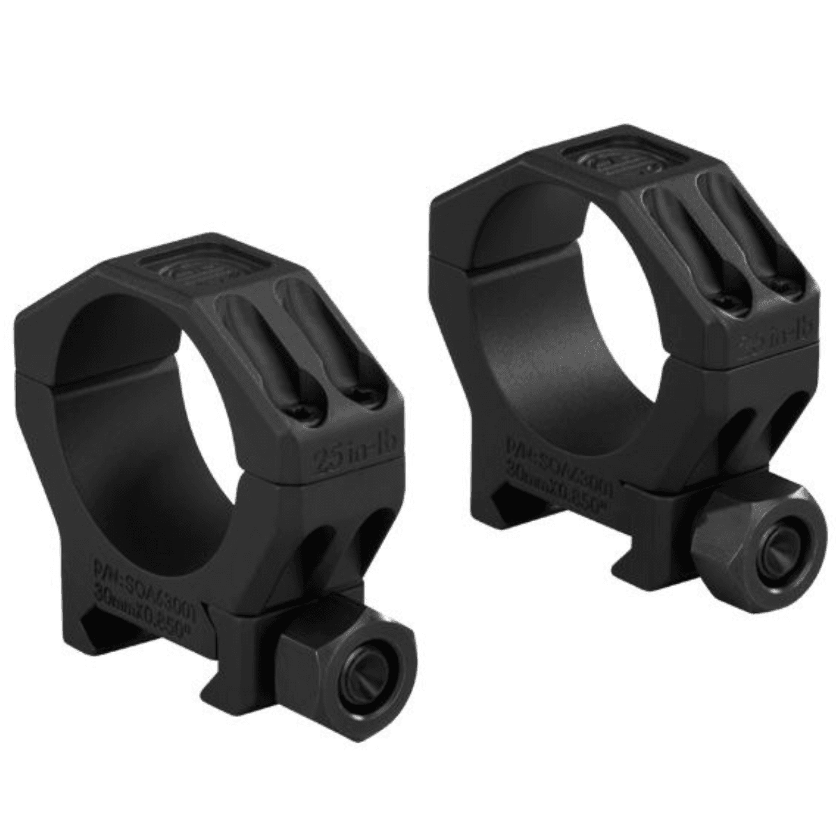 Sig Sauer Electro-Optics Alpha 6 Scope Ring Set, Black Stainless Steel 30mm Tube Low - SOA63001 Sig Sauer Electro-Optics Alpha 6 Scope Ring Set, Black Stainless Steel 30mm Tube Low - SOA63001