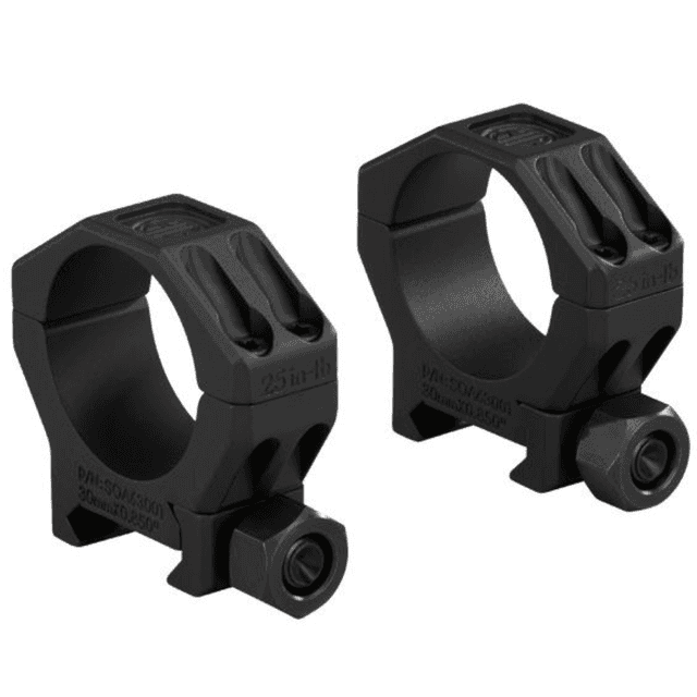 Sig Sauer Electro-Optics Alpha 6 Scope Ring Set, Black Stainless Steel 30mm Tube Low - SOA63001 Sig Sauer Electro-Optics Alpha 6 Scope Ring Set, Black Stainless Steel 30mm Tube Low - SOA63001
