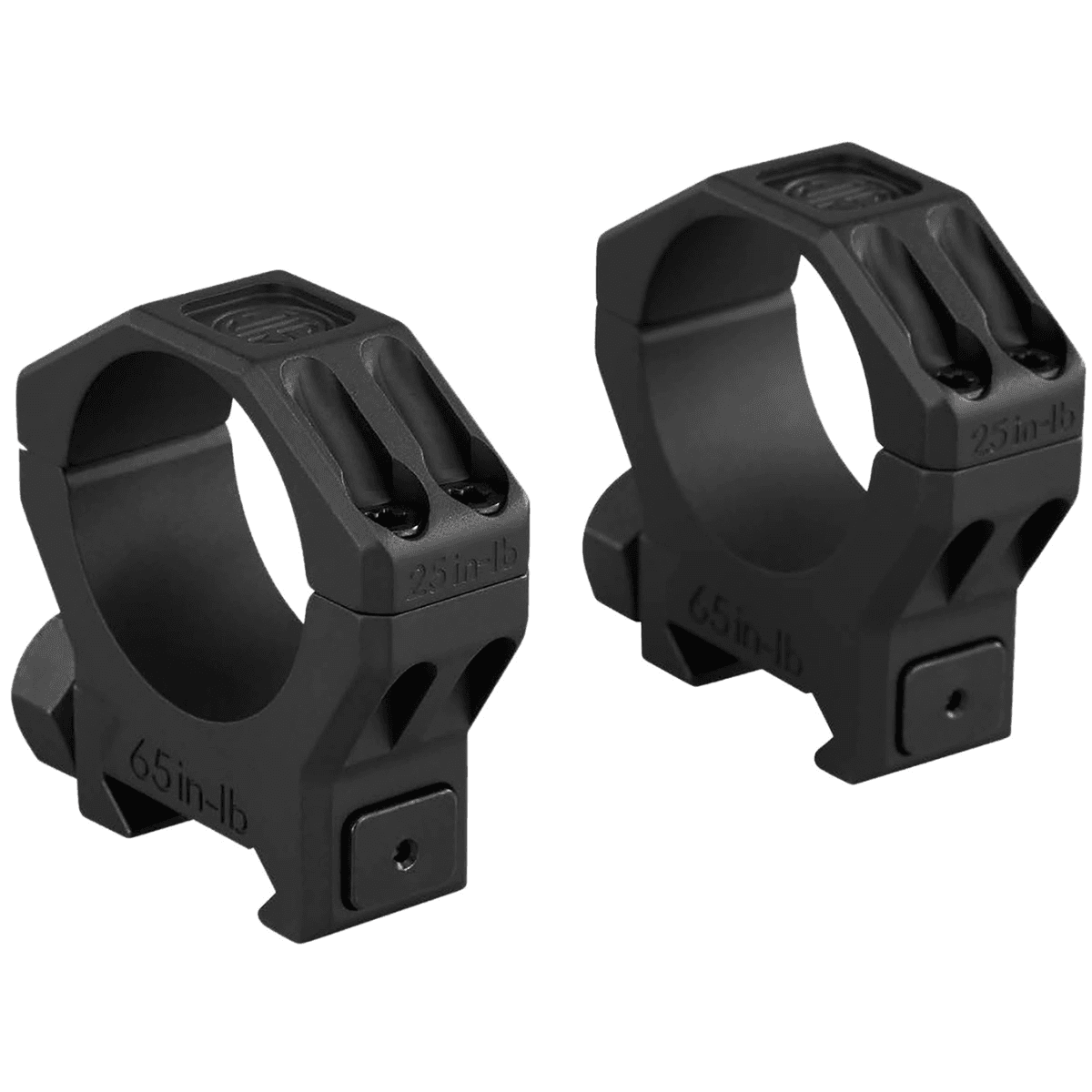 Sig Sauer Electro-Optics Alpha 6 Scope Ring Set, Black Stainless Steel 30mm Tube High - SOA63003 Sig Sauer Electro-Optics Alpha 6 Scope Ring Set, Black Stainless Steel 30mm Tube High - SOA63003