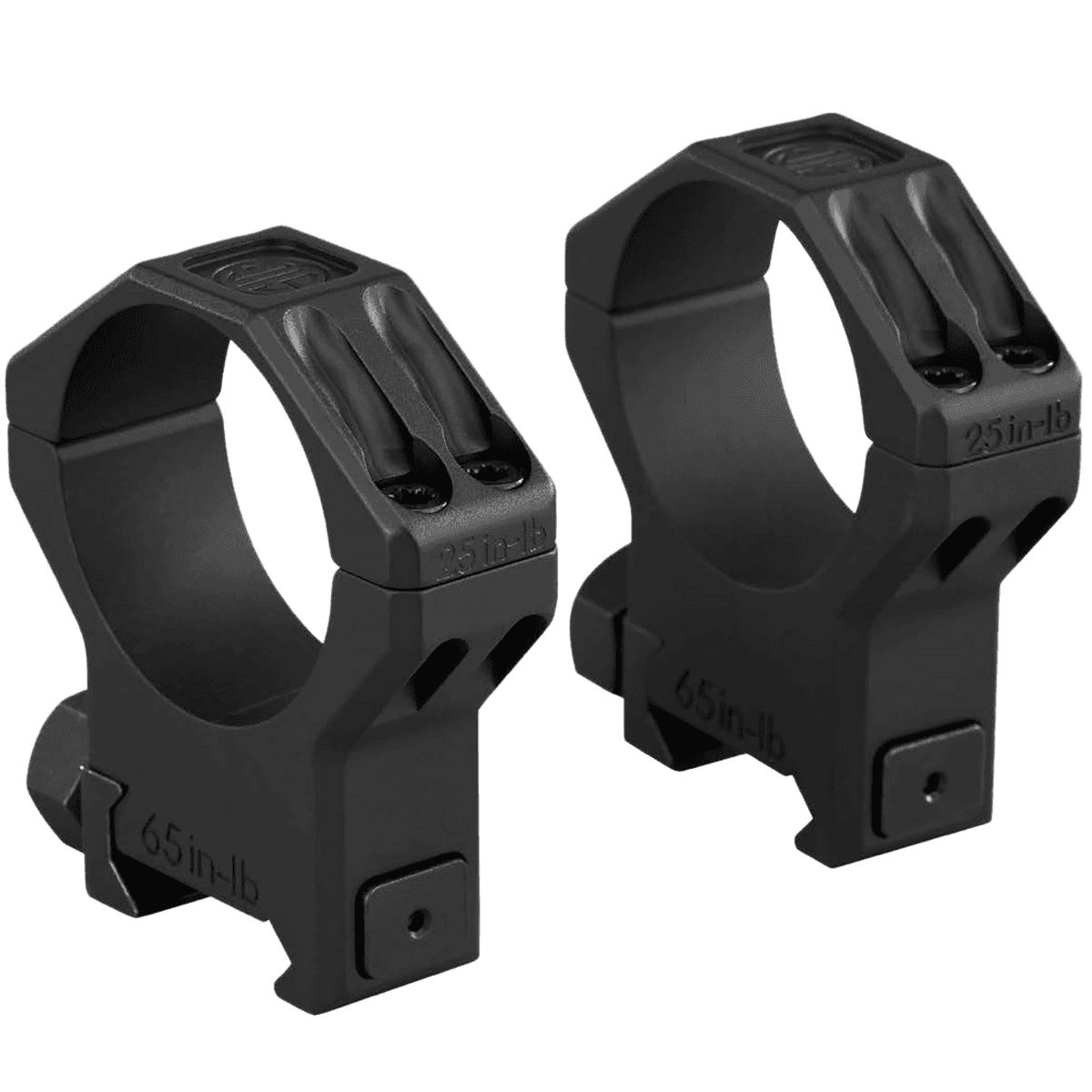 Sig Sauer Electro-Optics Alpha 6 Scope Ring Set, Black Stainless Steel 34mm Tube Extra High - SOA64004 Sig Sauer Electro-Optics Alpha 6 Scope Ring Set, Black Stainless Steel 34mm Tube Extra High - SOA64004