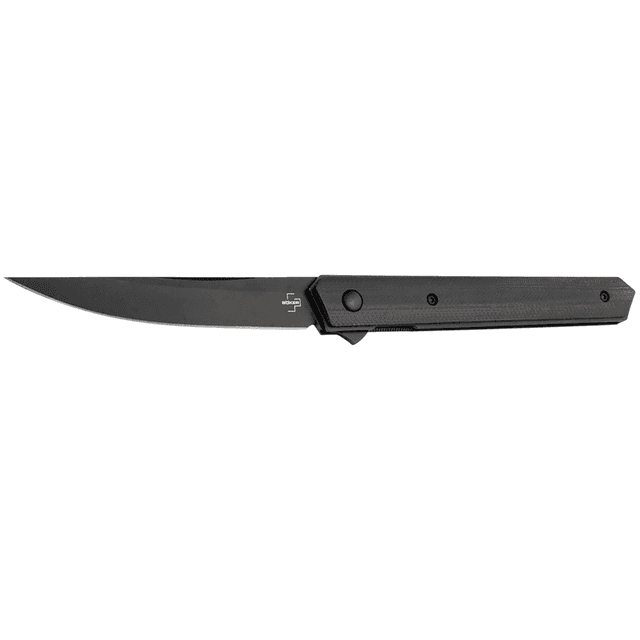 Boker Plus Kwaiken Air Pocket Knife, 3.54" Plain Black G10 Handle - 01BO339 Boker Plus Kwaiken Air Pocket Knife, 3.54" Plain Black G10 Handle - 01BO339