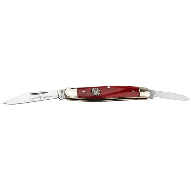 Boker Traditional Pen Knife, 2.75'' Closed Pen/Spear Plain D2 Steel Blade Smooth Red Bone Handle - 110844 Boker Traditional Pen Knife, 2.75'' Closed Pen/Spear Plain D2 Steel Blade Smooth Red Bone Handle - 110844