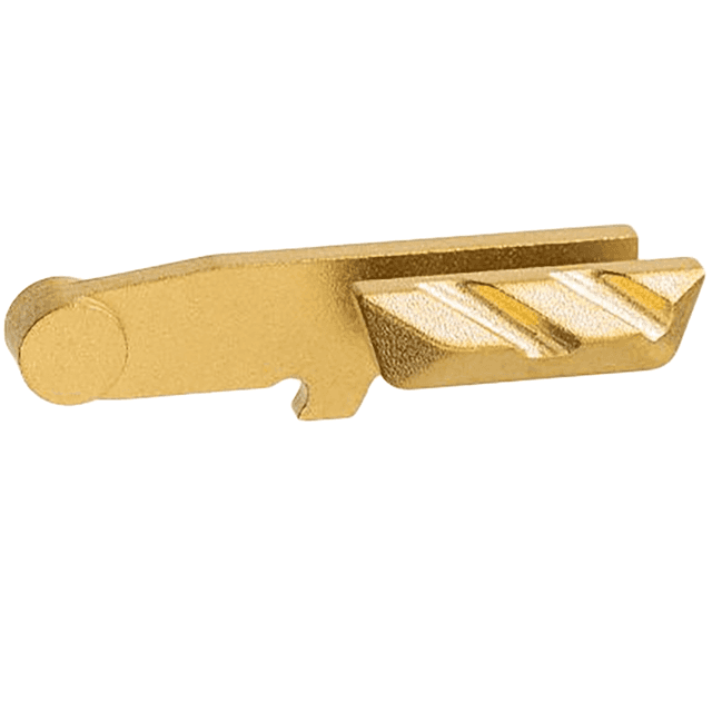 Tyrant CNC Extended Slide Catch Lever, Gold Stainless Steel Sig P365 - TDP365SCLGOLD Tyrant CNC Extended Slide Catch Lever, Gold Stainless Steel Sig P365 - TDP365SCLGOLD