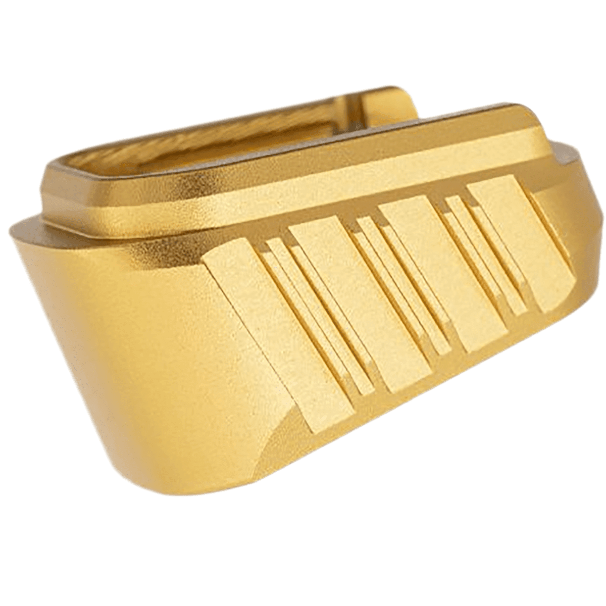 Tyrant CNC Hellcat Magazine Extension, Gold 7000 Series Aluminum Fits Springfield Hellcat Pro - TDHCATMAGEX3GOLD Tyrant CNC Hellcat Magazine Extension, Gold 7000 Series Aluminum Fits Springfield Hellcat Pro - TDHCATMAGEX3GOLD