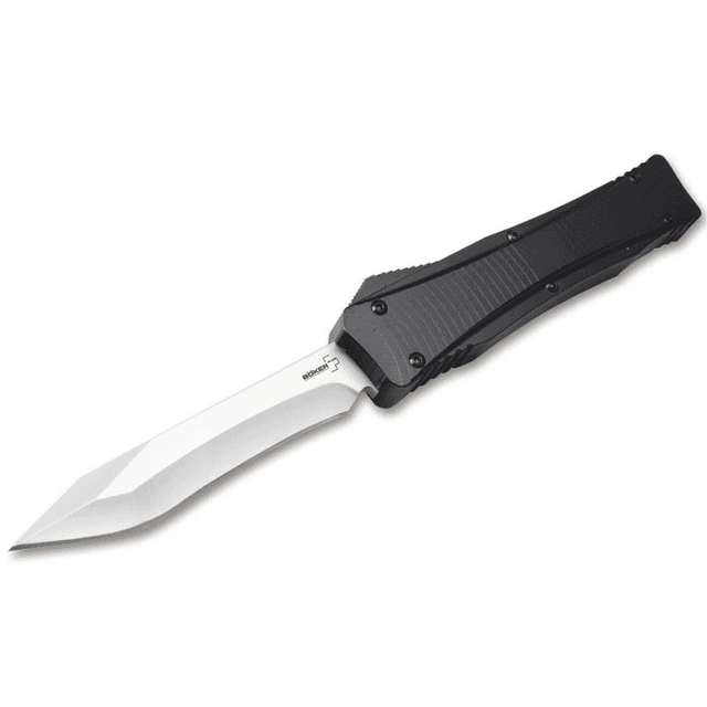 Boker Falcon 2.0 Pocket Knife, 3.35" Plain D2 Steel Blade Black Aluminum Handle - 06EX245 Boker Falcon 2.0 Pocket Knife, 3.35" Plain D2 Steel Blade Black Aluminum Handle - 06EX245