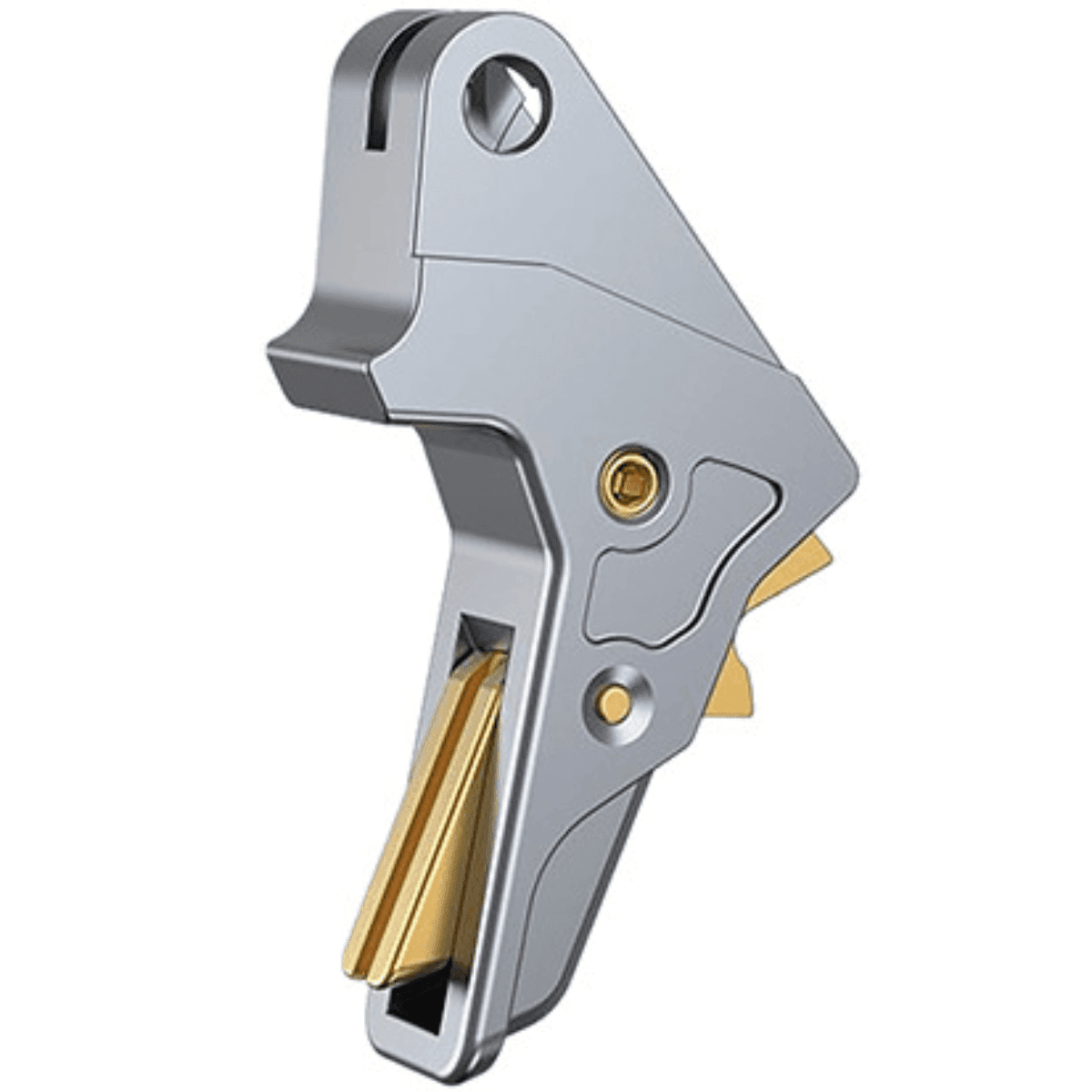 Tyrant CNC Smith & Wesson M&P Trigger, Gray Fits S&W M&P Full-Size & Compact - TDMPTRIGFSCGREY/GOLD Tyrant CNC Smith & Wesson M&P Trigger, Gray Fits S&W M&P Full-Size & Compact - TDMPTRIGFSCGREY/GOLD