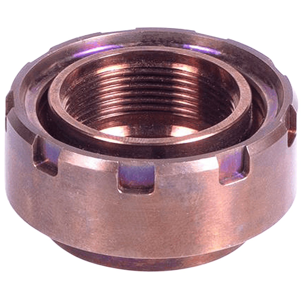 Q LLC Plan-B ASR Silencer Mount, 17-4 Stainless Steel Copper 30 Cal - PLANBASR Q LLC Plan-B ASR Silencer Mount, 17-4 Stainless Steel Copper 30 Cal - PLANBASR