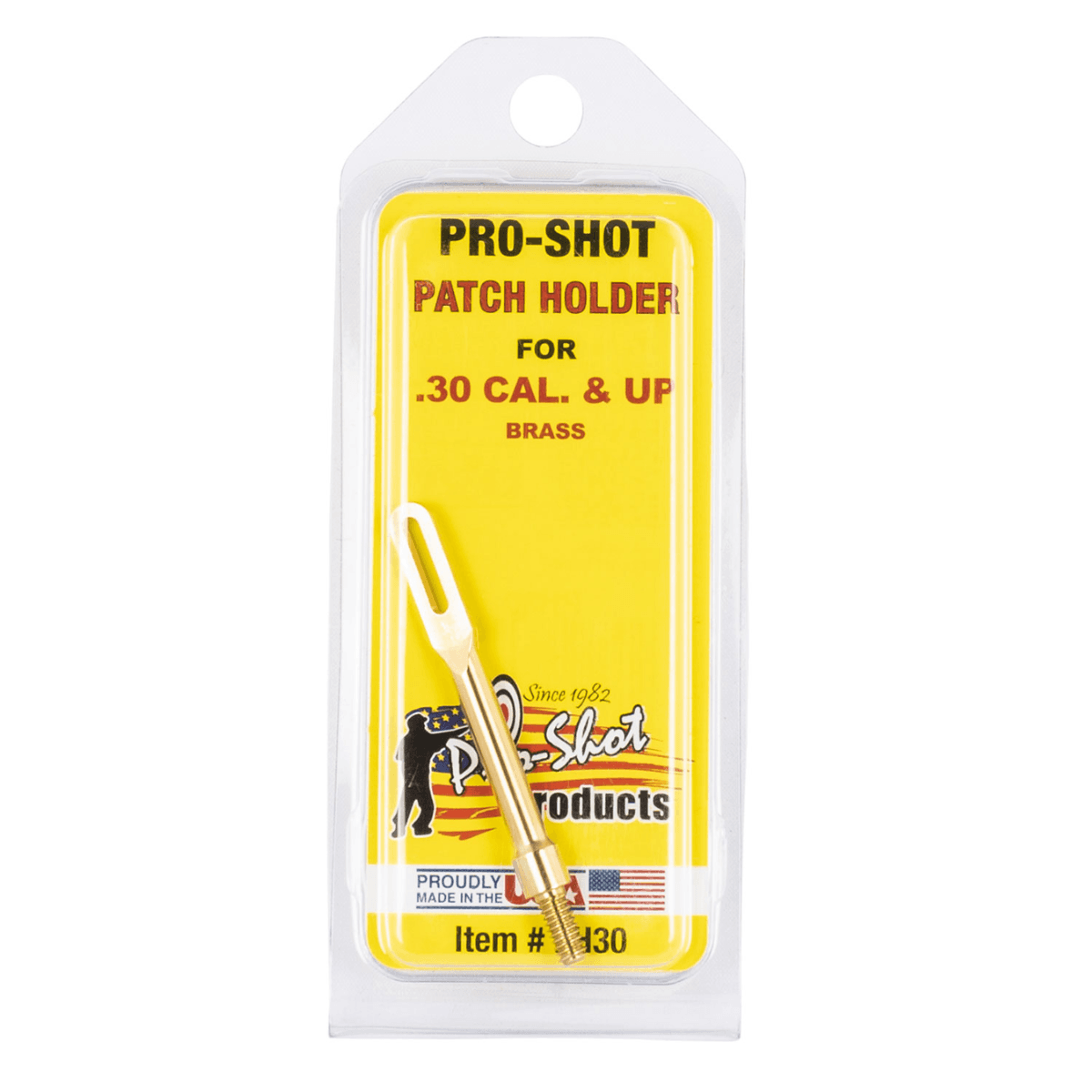 Pro-Shot Brass Patch Holder .30-.50 Cal Rifle/Pistol, #8-32 Thread – PH30 Pro-Shot Brass Patch Holder .30-.50 Cal Rifle/Pistol, #8-32 Thread – PH30