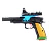CZ Custom 75 TS Czechmate Parrot 9mm TB 91175 CZ Custom 75 TS Czechmate Parrot 9mm TB 91175