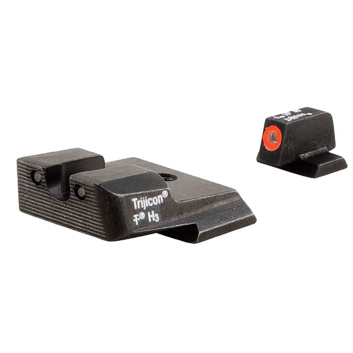 Trijicon HD Night Sights with Green Tritium Orange Outline Front and Green Tritium Black Outline Rear for Smith & Wesson M&P/M&P M2.0 - 600556 Trijicon HD Night Sights with Green Tritium Orange Outline Front and Green Tritium Black Outline Rear for Smith & Wesson M&P/M&P M2.0 - 600556