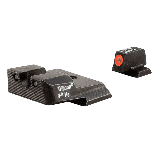 Trijicon HD Night Sights with Green Tritium Orange Outline Front and Green Tritium Black Outline Rear for Smith & Wesson M&P/M&P M2.0 - 600556 Trijicon HD Night Sights with Green Tritium Orange Outline Front and Green Tritium Black Outline Rear for Smith & Wesson M&P/M&P M2.0 - 600556