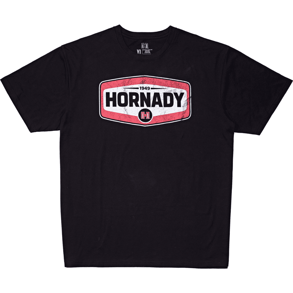 Hornady Hornady Graphic Tee Shirt, Black Cotton Short Sleeve Medium - 99607M Hornady Hornady Graphic Tee Shirt, Black Cotton Short Sleeve Medium - 99607M