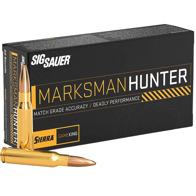 Sig Sauer Marksman Hunter Ammo, 165gr 20 Per Box/10 Case 300WM - E3WMGK16520 Sig Sauer Marksman Hunter Ammo, 165gr 20 Per Box/10 Case 300WM - E3WMGK16520