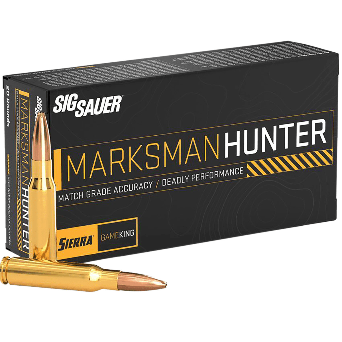 Sig Sauer Marksman Hunter Ammo, 140gr 20 Per Box/10 Case 270Win - E270GK14020 Sig Sauer Marksman Hunter Ammo, 140gr 20 Per Box/10 Case 270Win - E270GK14020