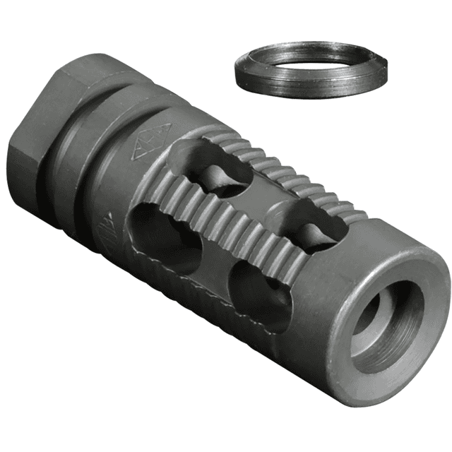 Yankee Hill Phantom Comp/Brake, with Smooth End 1/2"-28 tpi Threads 2.25" OAL for 5.56mm - 285M2 Yankee Hill Phantom Comp/Brake, with Smooth End 1/2"-28 tpi Threads 2.25" OAL for 5.56mm - 285M2