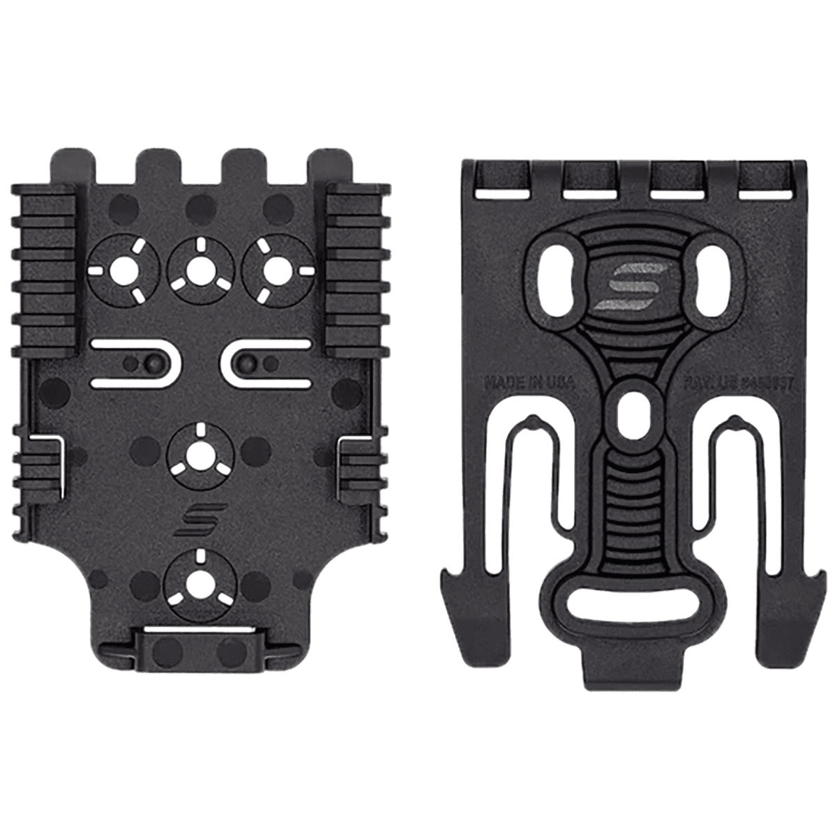 Safariland Quick Locking System Kit, Black Nylon QLS19 Locking Fork / QLS22 Receiver Plate - QUICK2KIT12 Safariland Quick Locking System Kit, Black Nylon QLS19 Locking Fork / QLS22 Receiver Plate - QUICK2KIT12