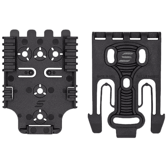 Safariland Quick Locking System Kit, Black Nylon QLS19 Locking Fork / QLS22 Receiver Plate - QUICK2KIT12 Safariland Quick Locking System Kit, Black Nylon QLS19 Locking Fork / QLS22 Receiver Plate - QUICK2KIT12