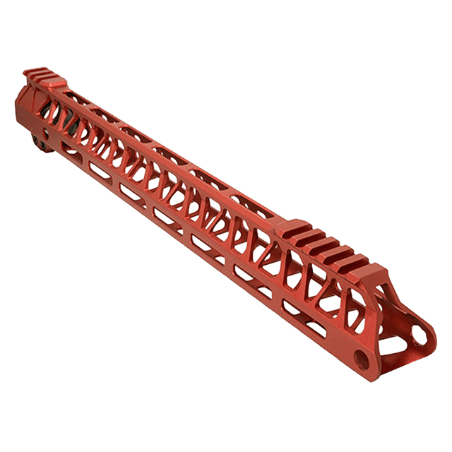 Timber Creek Outdoors Ultralight Enforcer 15" Aluminum Handguard for AR-15 in Red - ULE15HGR Timber Creek Outdoors Ultralight Enforcer 15" Aluminum Handguard for AR-15 in Red - ULE15HGR