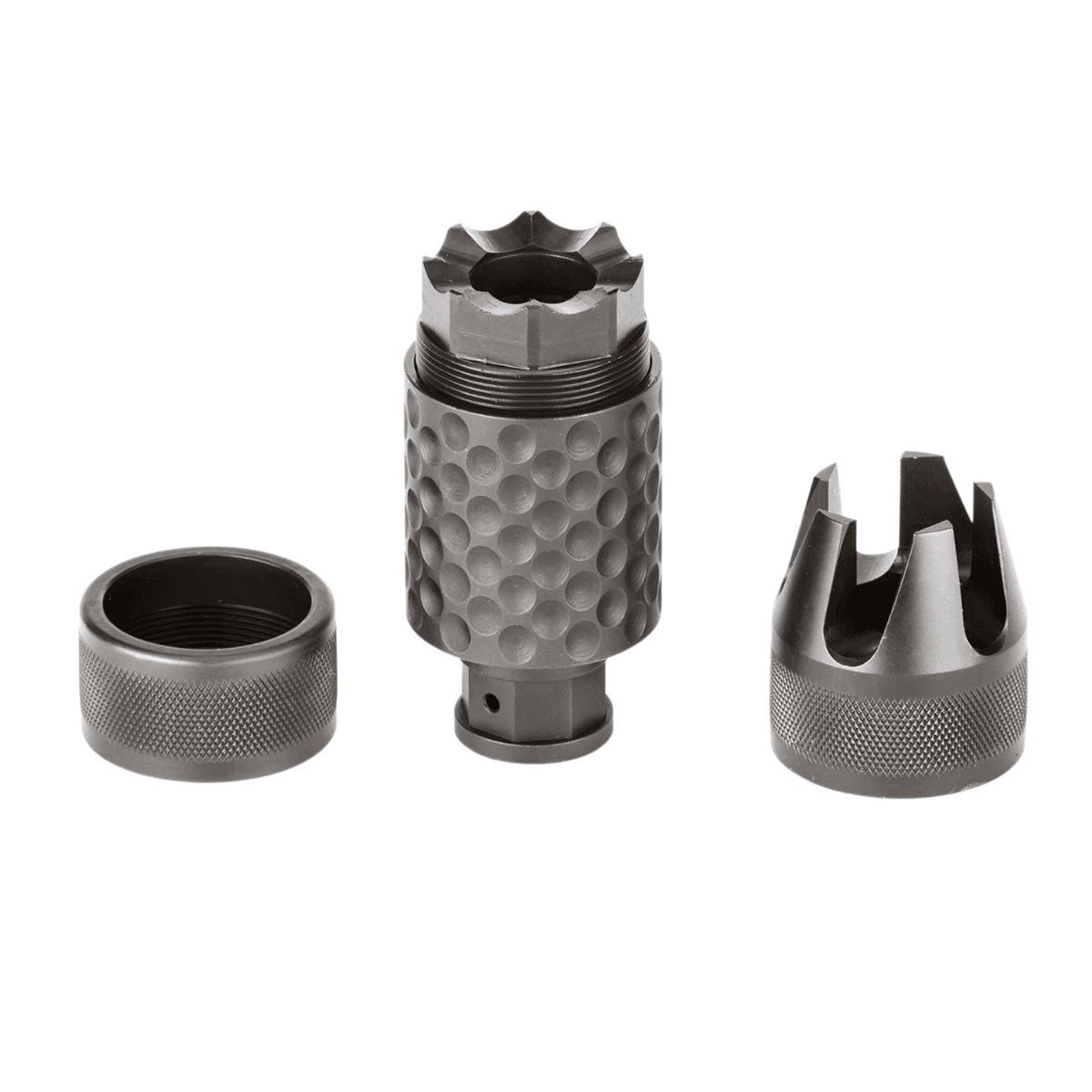 Spikes Tactical Barking Spider2 Muzzle Brake, 5/8"-24 TPI, 30 Cal, Black Nitride – SAKB0200 Spikes Tactical Barking Spider2 Muzzle Brake, 5/8"-24 TPI, 30 Cal, Black Nitride – SAKB0200