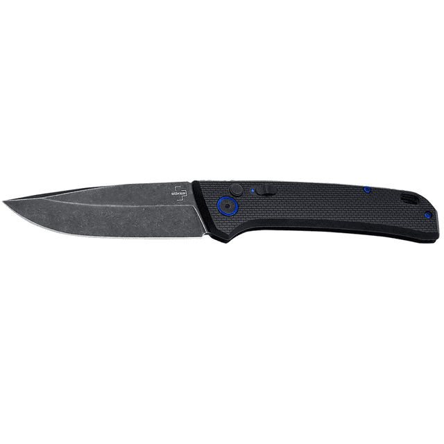 Boker FRND 3.35" Plain D2 Steel Blade, Grivory Handle – 01BO921 Boker FRND 3.35" Plain D2 Steel Blade, Grivory Handle – 01BO921
