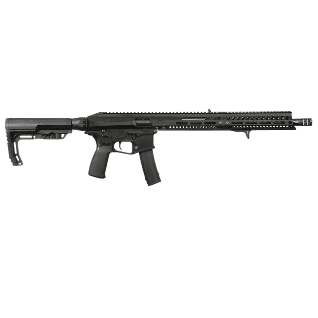 Patriot Ordnance Factory Phoenix 9mm Rifle, 10+1 Capacity, 16.50" Black Cerakote Picatinny Rail – 02061 Patriot Ordnance Factory Phoenix 9mm Rifle, 10+1 Capacity, 16.50" Black Cerakote Picatinny Rail – 02061
