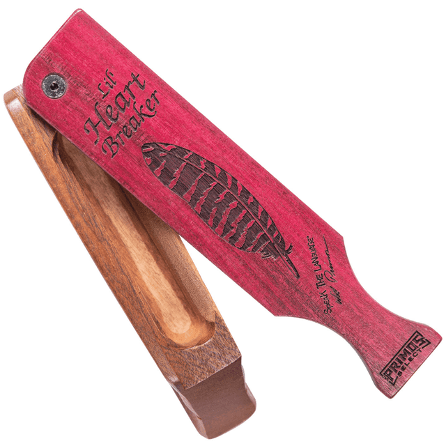 Primos Lil' Heartbreaker Box Call, Natural/Purple Mahogany Attracts Turkey - 230 Primos Lil' Heartbreaker Box Call, Natural/Purple Mahogany Attracts Turkey - 230