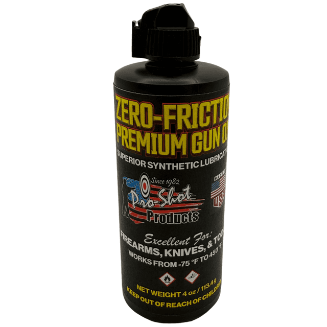 Pro-Shot Zero Friction Needle Oiler, Cleans / Lubricates / Protects 4 oz Bottle - ZF4 Pro-Shot Zero Friction Needle Oiler, Cleans / Lubricates / Protects 4 oz Bottle - ZF4
