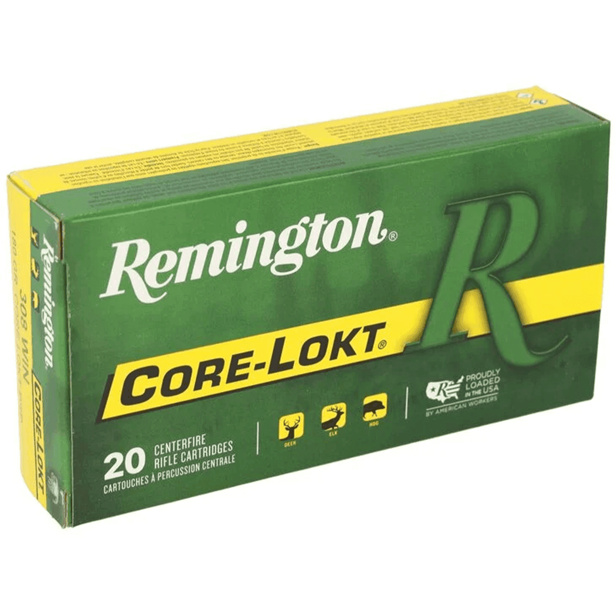 Remington Ammunition 27844 Core-Lokt 308 Win 180gr Soft Point Core-Lokt 20 Per Box Remington Ammunition 27844 Core-Lokt 308 Win 180gr Soft Point Core-Lokt 20 Per Box