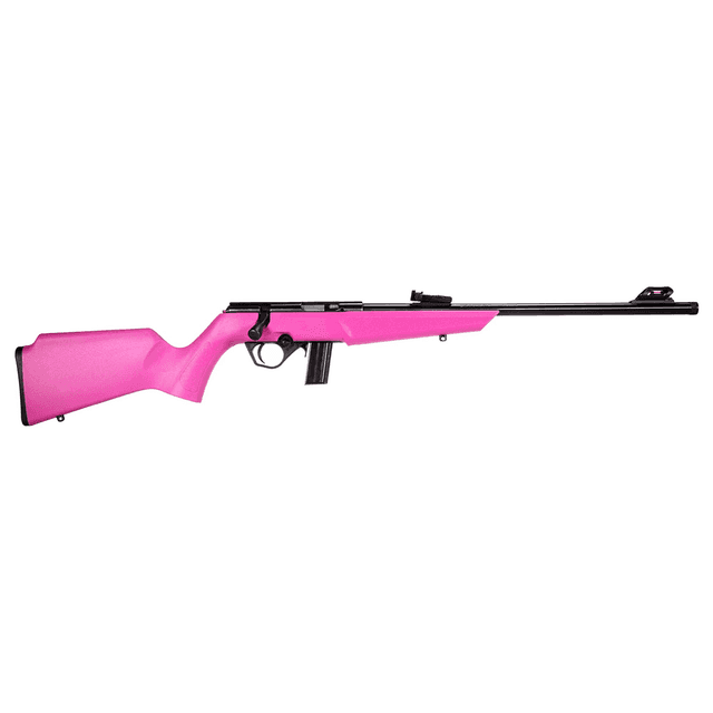 Rossi RB22 Compact .22 LR 10+1 16" Matte Black Barrel Pink Monte Carlo Stock Rossi RB22 Compact .22 LR 10+1 16" Matte Black Barrel Pink Monte Carlo Stock