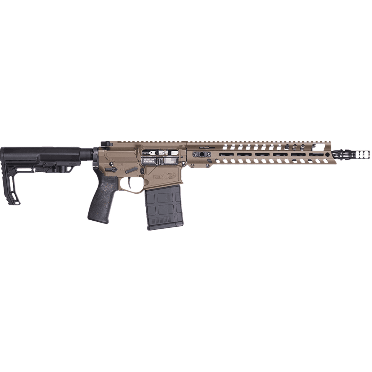 Patriot Ordnance Factory Rifle Rogue .308 Win 20+1 13.75" Patriot Brown Cerakote - 02064 Patriot Ordnance Factory Rifle Rogue .308 Win 20+1 13.75" Patriot Brown Cerakote - 02064