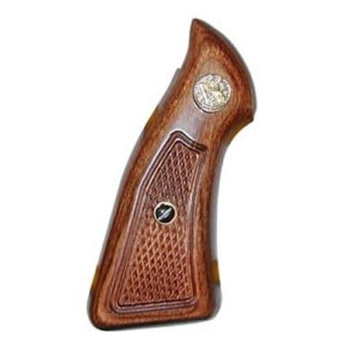 Smith & Wesson - J-Frame Service Model Grips - Dymonwood Checkered Smith & Wesson - J-Frame Service Model Grips - Dymonwood Checkered