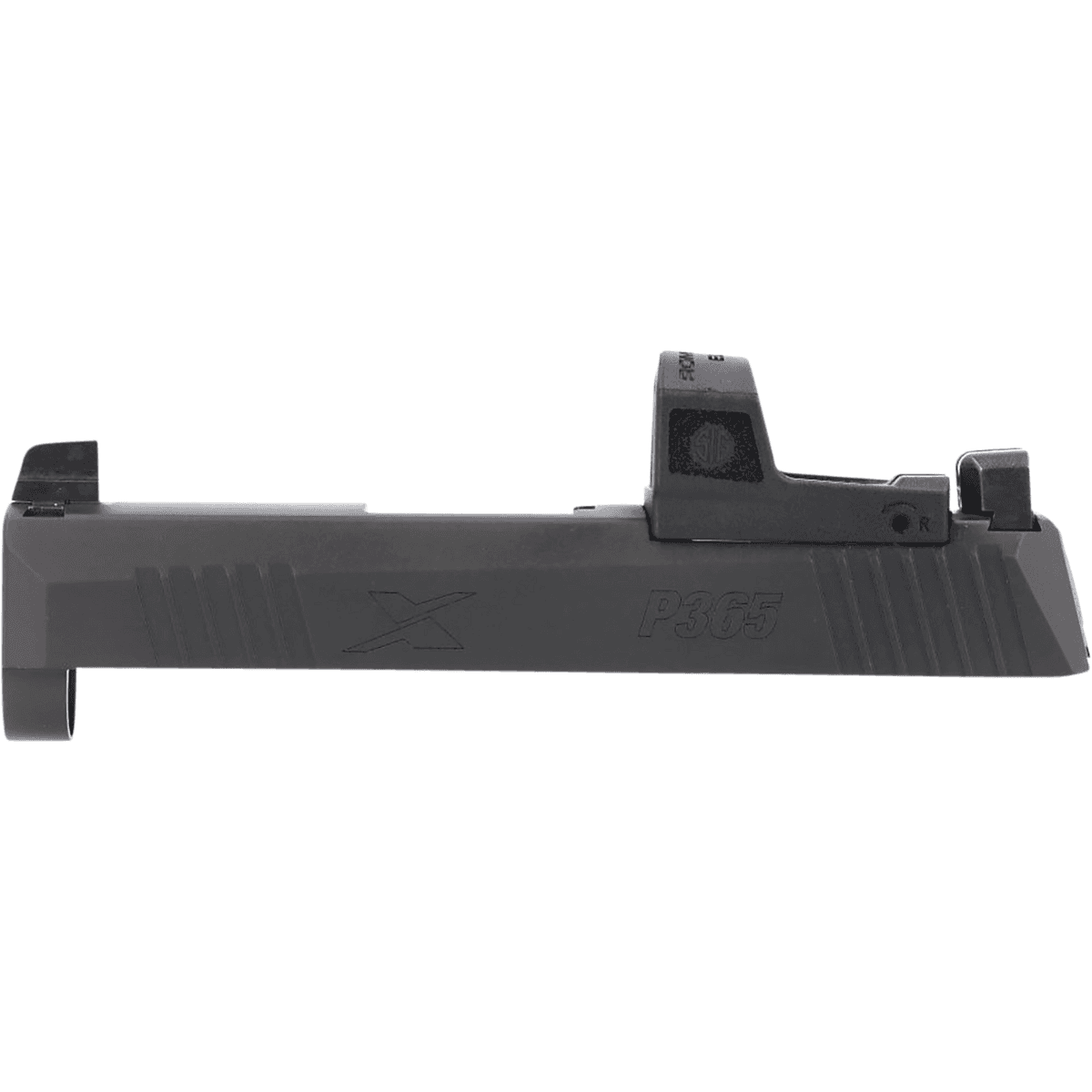 Sig Sauer P365X Slide Assembly, with Micro Optics Cut Black Nitride XRAY3 Day Night Sights for 3.1" Barrel 9mm - 8900983 Sig Sauer P365X Slide Assembly, with Micro Optics Cut Black Nitride XRAY3 Day Night Sights for 3.1" Barrel 9mm - 8900983