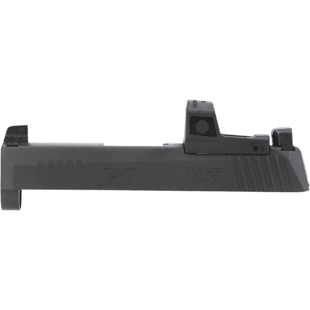 Sig Sauer P365X Slide Assembly, with Micro Optics Cut Black Nitride XRAY3 Day Night Sights for 3.1" Barrel 9mm - 8900983 Sig Sauer P365X Slide Assembly, with Micro Optics Cut Black Nitride XRAY3 Day Night Sights for 3.1" Barrel 9mm - 8900983