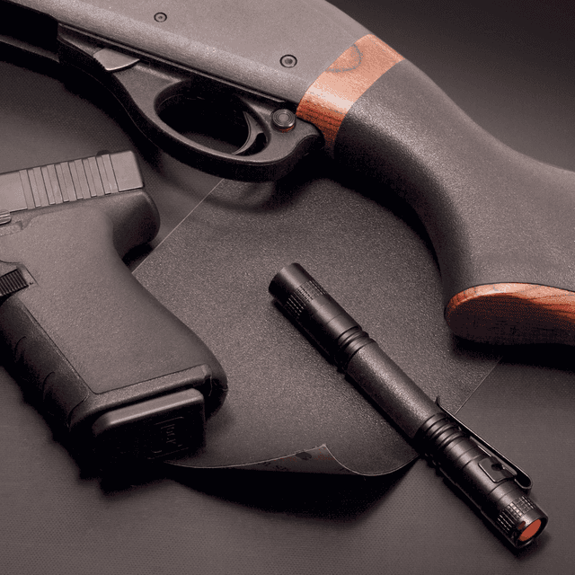 Hogue D.I.Y. Wrapter Adhesive Grip, made of Rubber with Black Finish, Grain Texture & 5"x 6.75" Dimensions for Firearms - 17070 Hogue D.I.Y. Wrapter Adhesive Grip, made of Rubber with Black Finish, Grain Texture & 5"x 6.75" Dimensions for Firearms - 17070