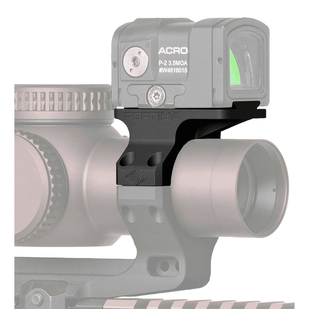 Reptilia LLC ROF-90 34mm Mount, Black 7075-T6 Aluminum, Fits AR-15 - 100191 Reptilia LLC ROF-90 34mm Mount, Black 7075-T6 Aluminum, Fits AR-15 - 100191
