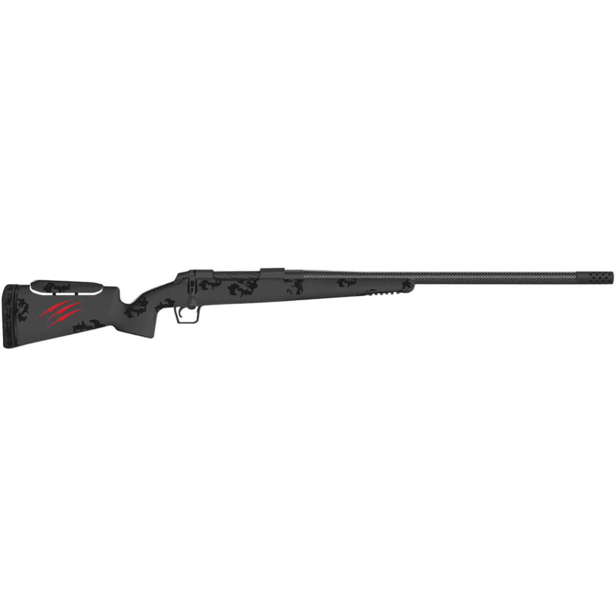 Fierce Firearms Carbon Rival FP Rifle, 22" Carbon Fiber Match Grade Threaded Barrel, Adj Cheek Riser Blackout Camo Carbon Fiber Stock 3+1rd 280 Ackley Improved - FCRFP280AI22BBO Fierce Firearms Carbon Rival FP Rifle, 22" Carbon Fiber Match Grade Threaded Barrel, Adj Cheek Riser Blackout Camo Carbon Fiber Stock 3+1rd 280 Ackley Improved - FCRFP280AI22BBO