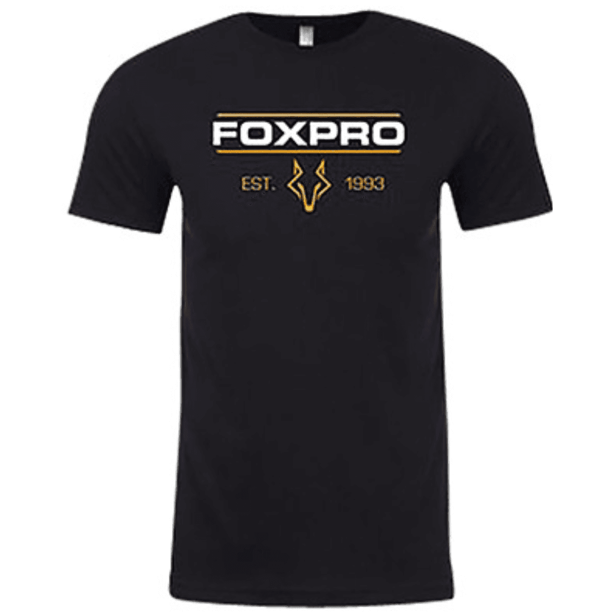 Foxpro Est. 93 Graphic Tee Shirt, Black Cotton/Polyester Short Sleeve XL - E93BXL Foxpro Est. 93 Graphic Tee Shirt, Black Cotton/Polyester Short Sleeve XL - E93BXL