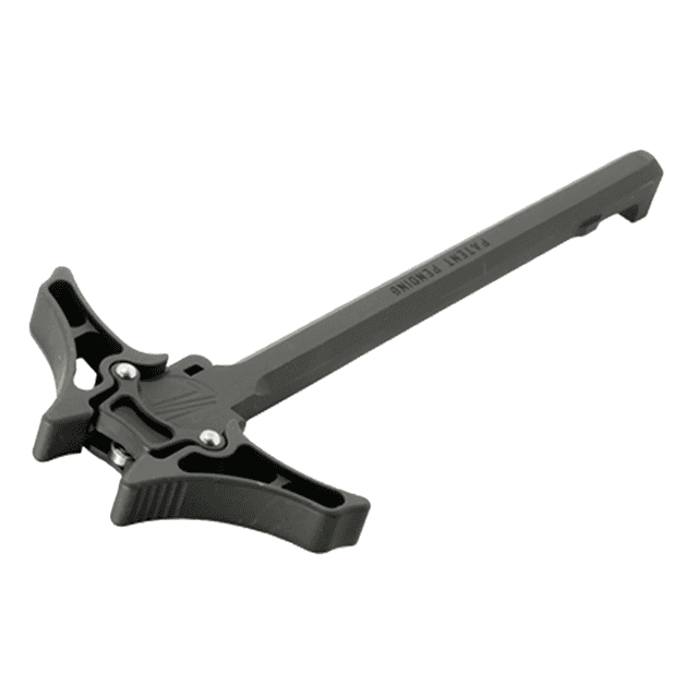 Timber Creek Outdoors Enforcer Charging Handle for AR-10, Black Billet Aluminum, Ambidextrous - AR10AMBICHBL Timber Creek Outdoors Enforcer Charging Handle for AR-10, Black Billet Aluminum, Ambidextrous - AR10AMBICHBL