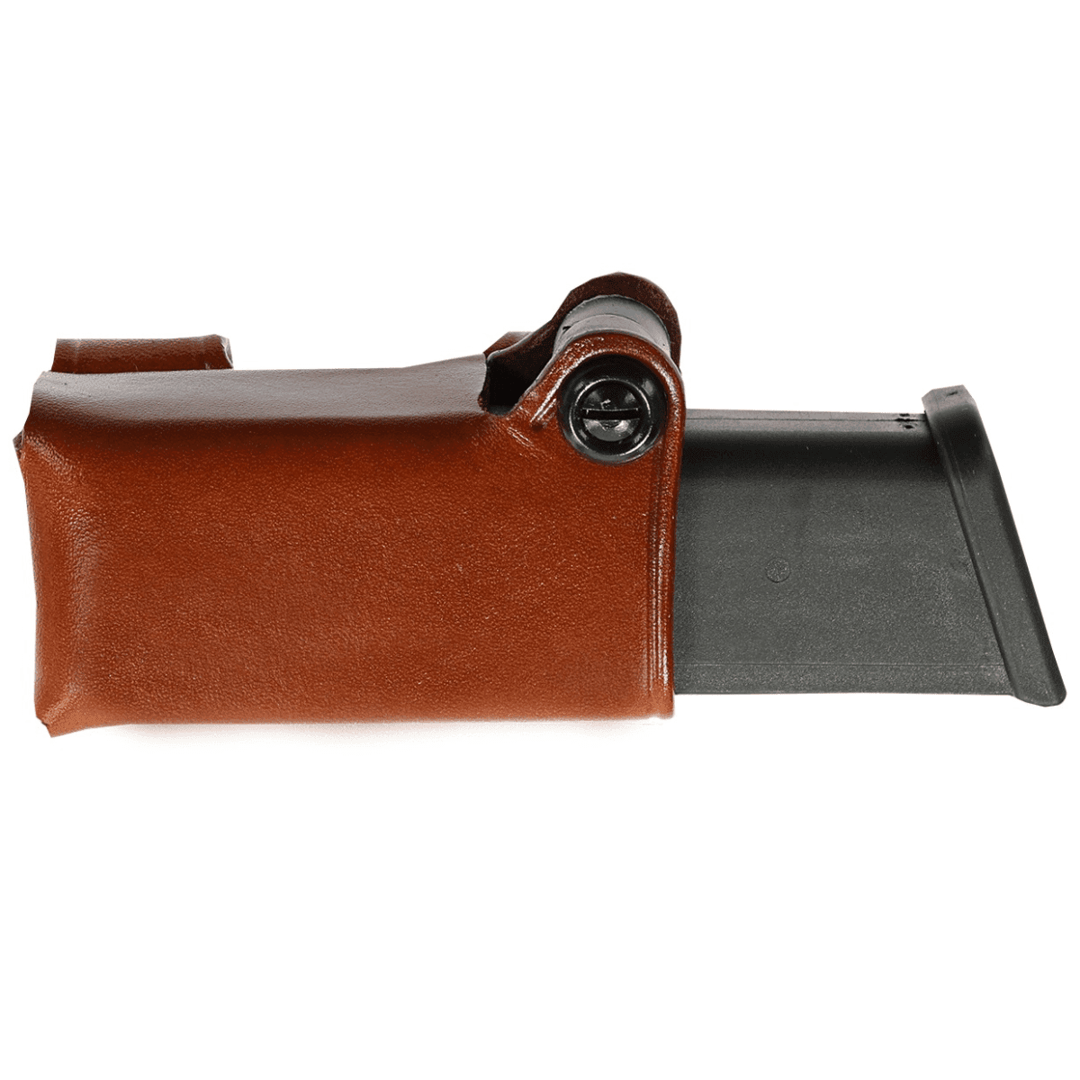Galco HMC Mag Carrier, Horizontal Tan Steerhide Ambidextrous Fits Glock 17 Gen 1-5 - HMC24 Galco HMC Mag Carrier, Horizontal Tan Steerhide Ambidextrous Fits Glock 17 Gen 1-5 - HMC24