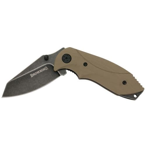 Browning Black Label Hysteria Tan Folder Knife Browning Black Label Hysteria Tan Folder Knife