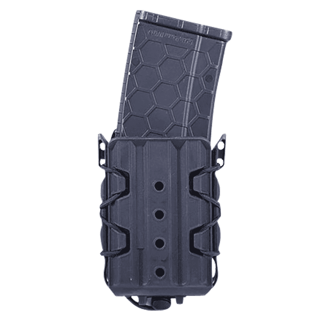 High Speed Gear TACO V2 Black Polymer Rifle Mag Pouch with 2" Belt Clip/MOLLE U-Mount - 16TA01BK High Speed Gear TACO V2 Black Polymer Rifle Mag Pouch with 2" Belt Clip/MOLLE U-Mount - 16TA01BK