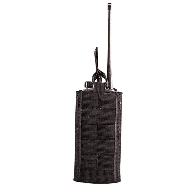High Speed Gear TACO Duty Radio Holder Black Nylon with MOLLE & Bungee Pull Tongue - 41RD00BK High Speed Gear TACO Duty Radio Holder Black Nylon with MOLLE & Bungee Pull Tongue - 41RD00BK