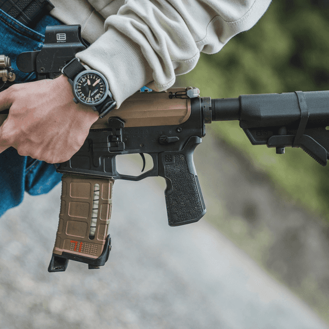 Die Free Co Llc Kung Fu Grip, Black Nylon Fits AR15/M4/AR10/SR25 - KFGBLK Die Free Co Llc Kung Fu Grip, Black Nylon Fits AR15/M4/AR10/SR25 - KFGBLK