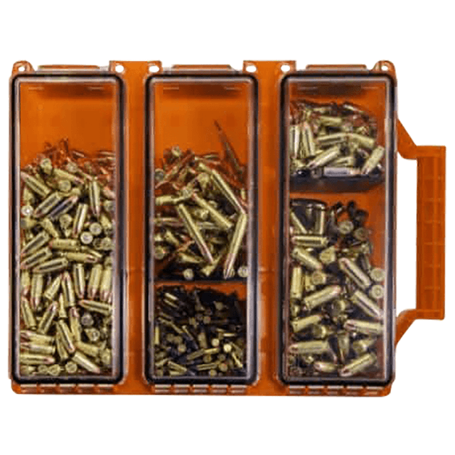 Berry's Tri-Can Triple Ammo Can, Orange Plastic - 88664 Berry's Tri-Can Triple Ammo Can, Orange Plastic - 88664