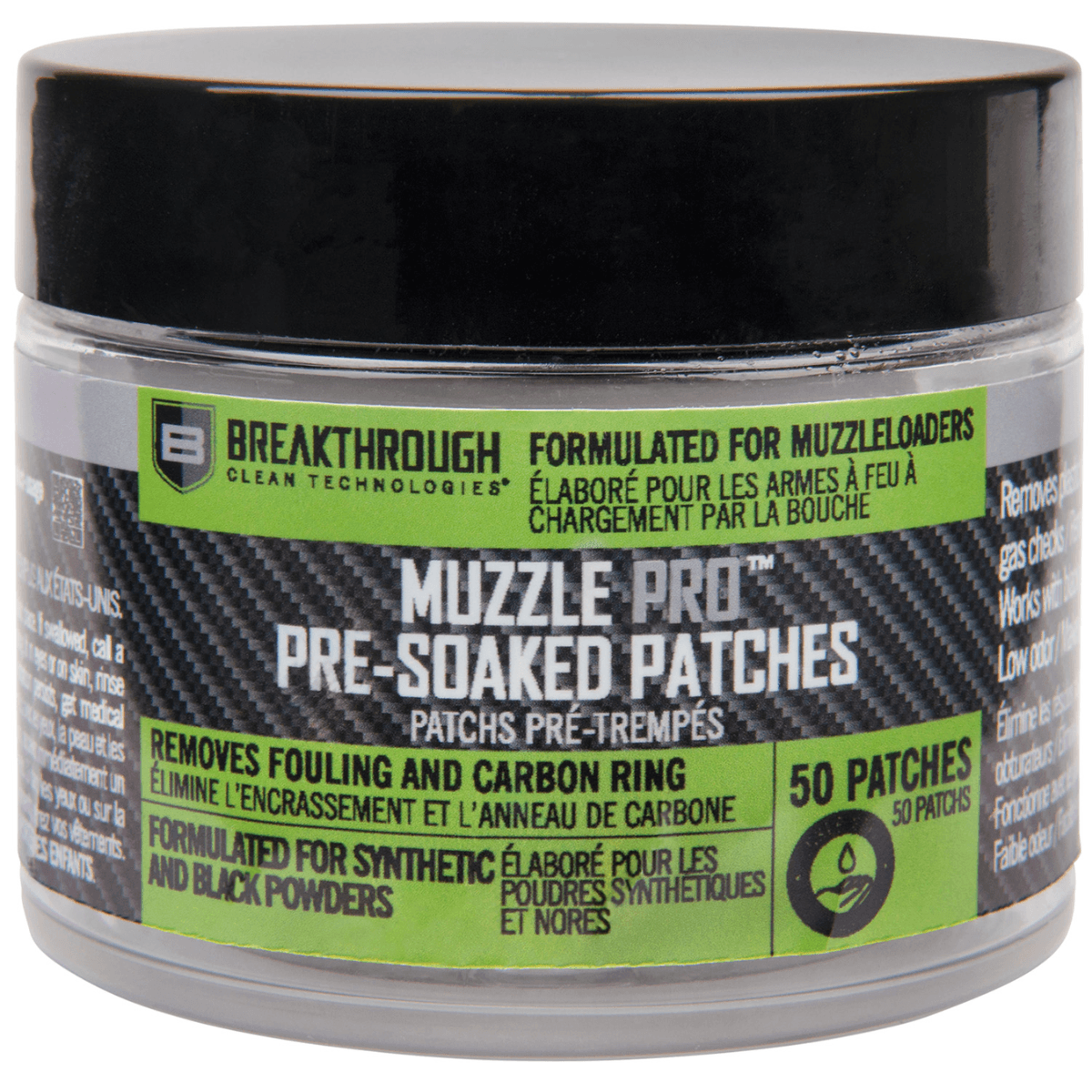 Breakthrough Clean Muzzle Pro Pre-Soaked Patches 50 Count - BTMZSCP Breakthrough Clean Muzzle Pro Pre-Soaked Patches 50 Count - BTMZSCP